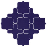 Avente Clay Arabesque Tangier Cobalt Tile