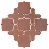 Avente Clay Arabesque Tangier Eggplant Tile