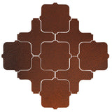 Avente Clay Arabesque Tangier Leather Tile