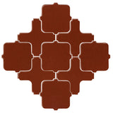 Avente Clay Arabesque Tangier Mahogany Tile