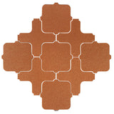 Avente Clay Arabesque Tangier Red Iron Tile