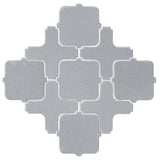 Avente Clay Arabesque Tangier Silver Shadow Tile