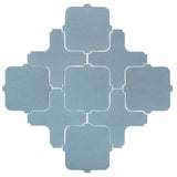 Avente Clay Arabesque Tangier Turquoise Tile
