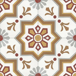 Mission Delicado 02 Encaustic Cement Tile Quarter Design