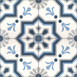 Avente Mission Delicado 06 Encaustic Cement Tile Quarter Design