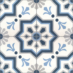 Avente Mission Delicado 06 Encaustic Cement Tile Quarter Design