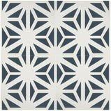Classic Tunis B 8" x 8" Cement Tile Quarter Design