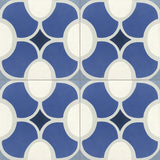 Mission Modern Weave B 8"x8" Encaustic Cement Tile