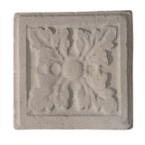 Catalan Rustic Relief Deco Tile  4"x4" - Natural Gray