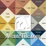Classic Color Palette Board with Color Names