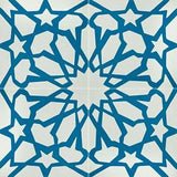 Classic Alhambra B Encaustic Cement Tile Complete Quarter Design