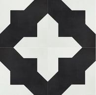 Classic Badajoz B 8" x 8" Encaustic Cement Tile