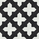 Classic Badajoz B Encaustic Cement Tile Rug Layout
