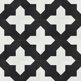 Classic Badajoz B Encaustic Cement Tile Rug Layout