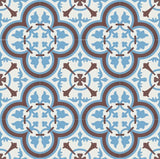 Classic Cluny D Encaustic Cement Tile Rug