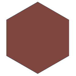 Classic Cordoba 8" x 9" Hexagon Encaustic Cement Tile