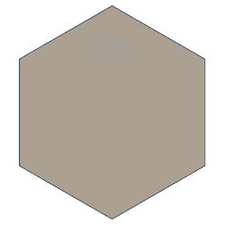 Classic Pebble 8" x 9" Hexagon Encaustic Cement Tile