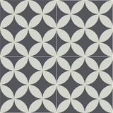 Classic Torino C 8" x 8" Cement Tile Quarter Design