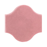 Clay Arabesque 11"x11" Pata Grande Tile - Bubble Gum