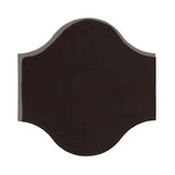 Clay Arabesque 11"x11" Pata Grande Tile - Classic Black