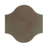 Clay Arabesque 11"x11" Pata Grande Tile - Elder Green