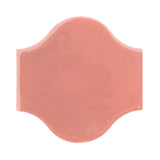 Clay Arabesque 11"x11" Pata Grande Tile - Peach Pie