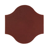 Clay Arabesque 11"x11" Pata Grande Tile - Pueblo Red