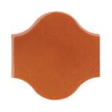 Clay Arabesque 11"x11" Pata Grande Tile - Spanish Brown