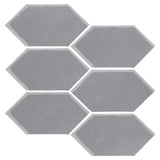 Clay Arabesque 4" x 8" Picket - Battleship