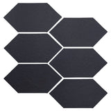 Clay Arabesque 4" x 8" Picket - Black Diamond