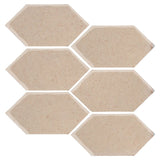 Clay Arabesque 4" x 8" Picket - Bone