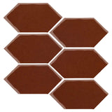 Clay Arabesque 4" x 8" Picket - Cinnamon