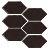 Clay Arabesque 4" x 8" Picket - Classic Black