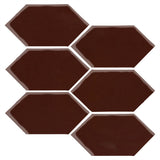 Clay Arabesque 4" x 8" Picket - Dark Roast