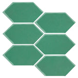 Clay Arabesque 4" x 8" Picket - Juniper Breeze