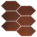 Clay Arabesque 4" x 8" Picket - Leather