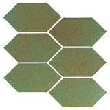 Clay Arabesque 4" x 8" Picket - Light Copper