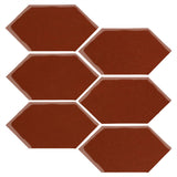 Clay Arabesque 4" x 8" Picket - Mahogany