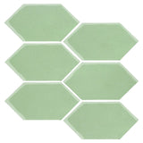 Clay Arabesque 4" x 8" Picket - Peppermint