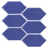 Clay Arabesque 4" x 8" Picket - Periwinkle