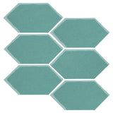 Clay Arabesque 4" x 8" Picket - Powder Blue