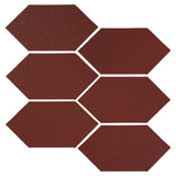Clay Arabesque 4" x 8" Picket - Pueblo Red