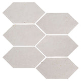Clay Arabesque 4" x 8" Picket - Sierra Snow