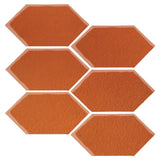 Clay Arabesque 4" x 8" Picket - Spanish Brown