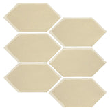 Clay Arabesque 4" x 8" Picket - Tapioca
