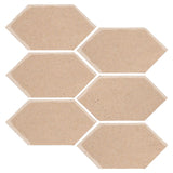 Clay Arabesque 4" x 8" Picket - Warm Sand