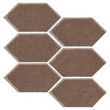 Clay Arabesque 4" x 8" Picket - Winter Gray Matte