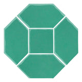 Clay Arabesque 4" x 8" Picket Set - Aqua Green