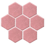 Clay Arabesque 6" Hexagon Glazed Ceramic Tile - Bubble Gum