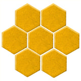 Clay Arabesque 6" Hexagon Glazed Ceramic Tile - Sunny Side Up